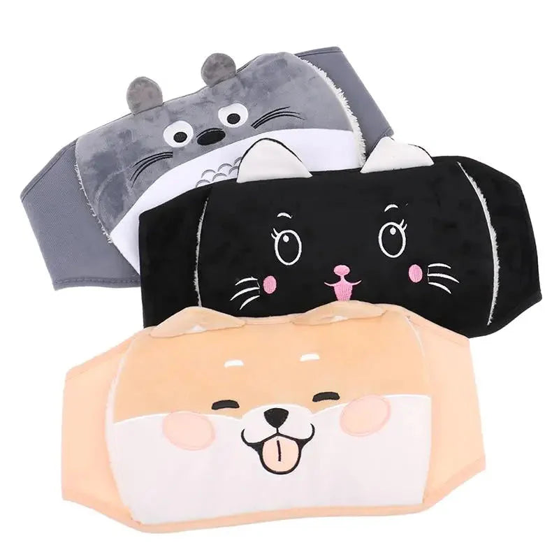 Plush Belt with Refillable Hot Water Bottle