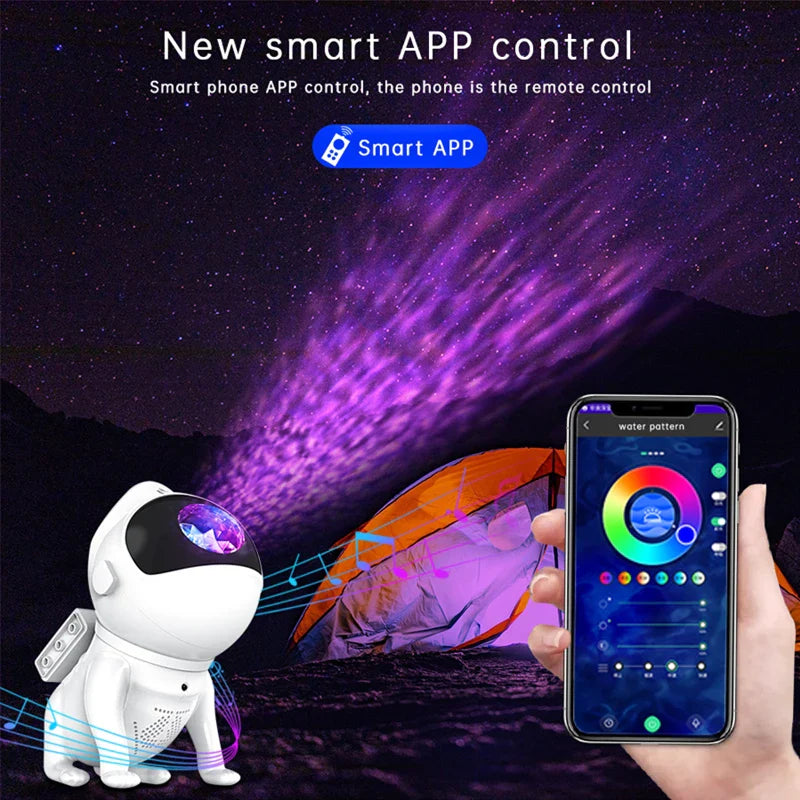 Astronaut Galaxy Night Light with Star Projector